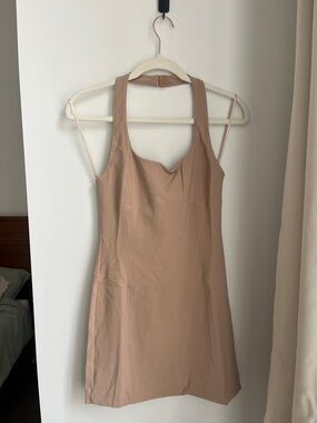 Mustard seed halter dress